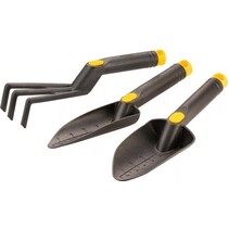 Tuingereedschap-set cultivator, schep breed en smal (3-delig)