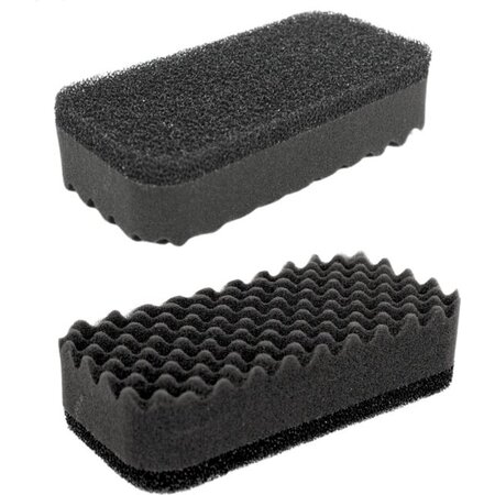 Benson Benson Autospons Hard/Zacht - 22x11x6 cm - Wafelstructuur - Voor Dieptereiniging