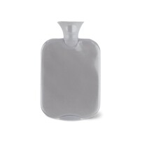Warmwaterkruik - Warmwaterfles - Warmte kruik  - 2 liter - Grijs