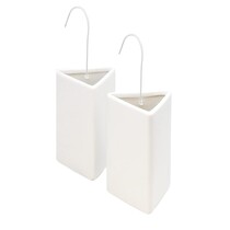 Luchtbevochtiger verdamper voor radiatoren - Keramisch - 12.5 cm - Set van 2 stuks