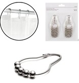 Home Douchegordijn ringen metaal - Douche Gordijn - Shower Curtain Rings  - 7,2 cm - 12 stuks