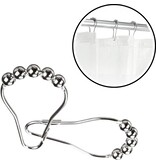 Home Douchegordijn ringen metaal - Douche Gordijn - Shower Curtain Rings  - 7,2 cm - 12 stuks