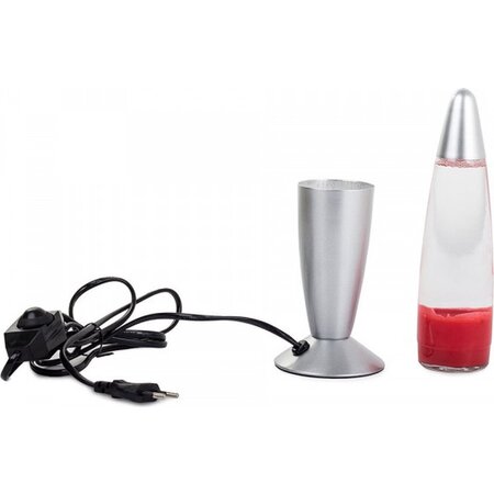 Verk Group Lavalamp - Sfeerlamp - Rood - Stekker - 30cm
