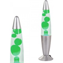Lavalamp - Sfeerlamp - Groen - Stekker - 30cm