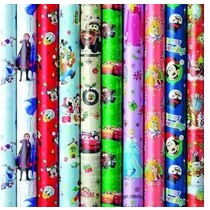 Disney cadeaupapier - kerstpapier inpakpapier 200 x 70 cm - 5 rollen