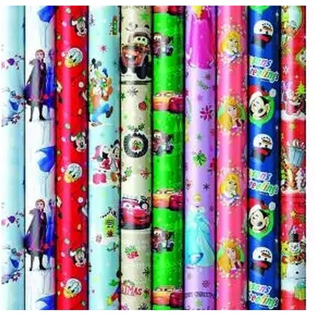 Disney Disney cadeaupapier - kerstpapier inpakpapier 200 x 70 cm - 5 rollen