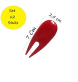 Merkloos Golf Pitchfork - Pitch Fork Golf Plastic - 12 stuks