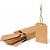 Merkloos Cadeau tags/labels - kraftpapier/karton aan touwtjes - 50x stuks - 5 x 9 cm - kado etiketten