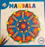 Craft universe Mandala Kleurboek voor Kinderen set van 4 - geschikt voor kleurpotloden en kleurstiften