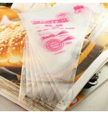 Merkloos Master Spuitzakken - 100 Stuks - Wegwerp zakken - Slagroom - Taart versieren - Plastic - 0.75 Liter