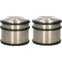 2x Deurstopper - Chroom - Voor Binnen En Buiten - Deurbuffer