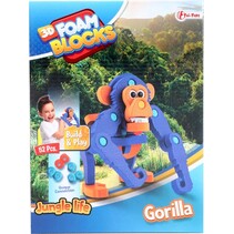 3D puzzel constructie foam aap