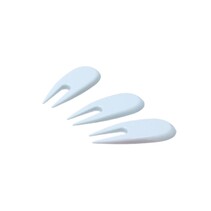 Golf Pitchfork - Pitch Fork Golf Plastic - 3 stuks - Wit