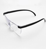 Merkloos loepbril - Vergrootglas bril - Vergrotende bril - extreem helder glas voor perfect zicht - Bril met vergrotende functie