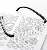Merkloos loepbril - Vergrootglas bril - Vergrotende bril - extreem helder glas voor perfect zicht - Bril met vergrotende functie