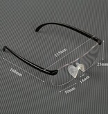 Merkloos loepbril - Vergrootglas bril - Vergrotende bril - extreem helder glas voor perfect zicht - Bril met vergrotende functie