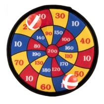 Dartbord Klittenband, 2 ballen