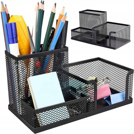 Verk Group Bureau Organizer - Pennenbakje - Pennenhouder - Desk - Metaal - Zwart