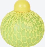 merkloos Stressbal neon parelmoer met net - Knijpbal - Studeerbal - Squeeze bal