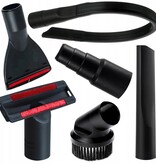 Verk Group 6-delige stofzuiger accessoire set met koppelstuk - Hulpstukken stofzuigers