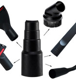 Verk Group 6-delige stofzuiger accessoire set met koppelstuk - Hulpstukken stofzuigers