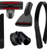 Verk Group 6-delige stofzuiger accessoire set met koppelstuk - Hulpstukken stofzuigers
