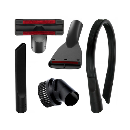 Verk Group 6-delige stofzuiger accessoire set met koppelstuk - Hulpstukken stofzuigers