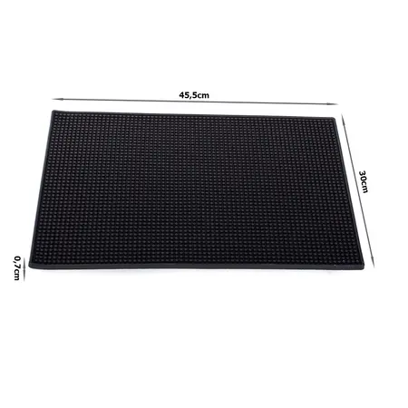 Verk Group Afwas Droogmat - Afdruipmat - Barmat - Vaat Afwas mat - Aanrechtmat - Siliconen - Anti Slip - 45 x 30 CM