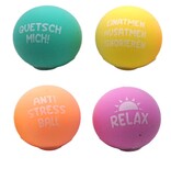 Trendy Baltic Stressbal met tekst - Soft Density – Reduceren van Stress – Meerdere kleuren