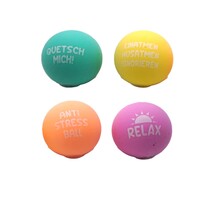 Stressbal met tekst - Soft Density – Reduceren van Stress – Meerdere kleuren