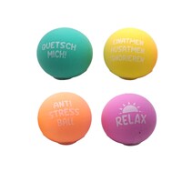 Stressbal met tekst - Soft Density – Reduceren van Stress – Meerdere kleuren