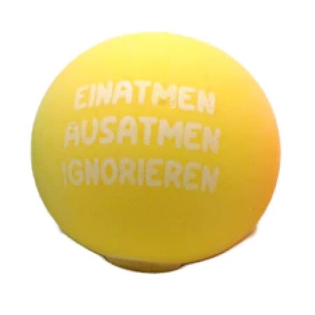 Trendy Baltic Stressbal met tekst - Soft Density – Reduceren van Stress – Meerdere kleuren