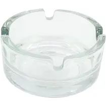 Glazen asbak - Diameter 7 x 3.5 cm