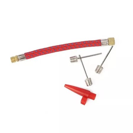 HY Ballenpomp Naalden - Set van 4 stuks - Met Flexibele Slang en Opzetstuk - Balnaalden - Pompnaalden