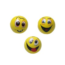 Emoji Stressbal 3 Stuks  – 6 cm -  Medium Density