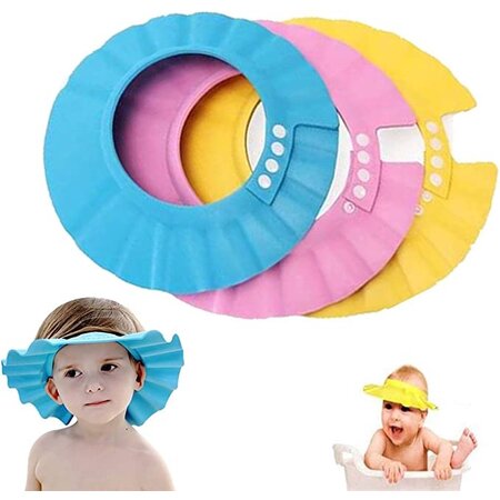 Merkloos Douchekapje Kind – Peuter - Shower Cap – Douchekap – Roze