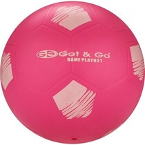 Get & Go Voetbal PVC -Maat 5 - Neonroze 21cm
