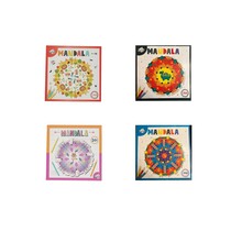 Mandala Kleurboek voor Kinderen set van 4 - geschikt voor kleurpotloden en kleurstiften