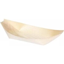 Tapas Schaal - Amuse schaal - Aperitief schaaltje - Hout set van 8 stuks - 16,5 cm