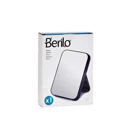 Berilo Make-Up Spiegel Kunststof XL - 20CM - Zwart