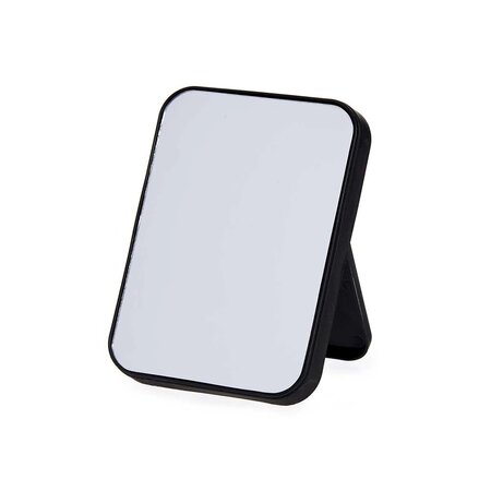Berilo Make-Up Spiegel Kunststof XL - 20CM - Zwart