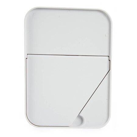 Berilo Make-Up Spiegel Kunststof XL - 20CM - Wit