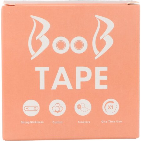 Merkloos Boobtape - Plak bh - Boob tape - Fashion tape - BH tape - 5 meter - Borst tape - Bra tape
