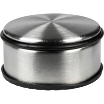 Stijlvolle RVS deurstopper - 11 cm - zwaar en beschermend