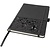Sequin Notitieboek blanco A5 met pailletten - Hardcover - 70 Gr papier - Elastiek  - Blanco