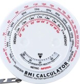 Merkloos Vet meetlint - Heart BMI Body Mass Index meetlint rekenmachine voor lichaamsspieren - dieet gewichtsverlies