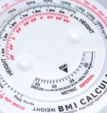 Merkloos Vet meetlint - Heart BMI Body Mass Index meetlint rekenmachine voor lichaamsspieren - dieet gewichtsverlies