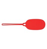 Merkloos Kofferlabels - Flexibele siliconen bagage labels - Adreslabel - Rood - Set van 2