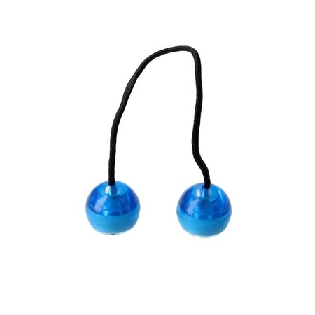 Merkloos Vinger Yoyo – 2 stuks Thumb Chucks Finger jojo – Inclusief Lichtjes – Vingeroefeningen Zenuwtikken Controle – Blauw