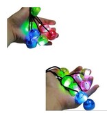 Merkloos Vinger Yoyo – 2 stuks Thumb Chucks Finger jojo – Inclusief Lichtjes – Vingeroefeningen Zenuwtikken Controle – Blauw